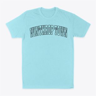 Winthrop Town Massachusetts Trendy Block Classic Dad T-Shirt