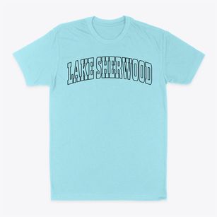 Lake Sherwood Wisconsin Trendy Block Classic Dad T-Shirt