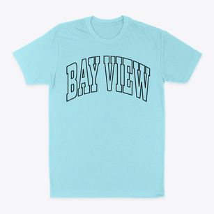 Bay View Michigan Trendy Block Classic Dad T-Shirt