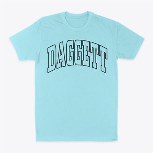 Daggett Michigan Trendy Block Classic Dad T-Shirt