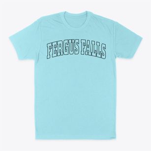 Fergus Falls Minnesota Trendy Block Classic Dad T-Shirt