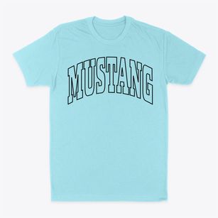 Mustang Texas Trendy Block Classic Dad T-Shirt