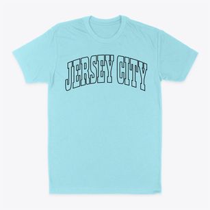 Jersey City New Jersey Trendy Block Classic Dad T-Shirt