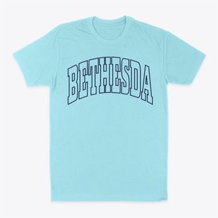 Bethesda Maryland Trendy Block Classic Dad T-Shirt