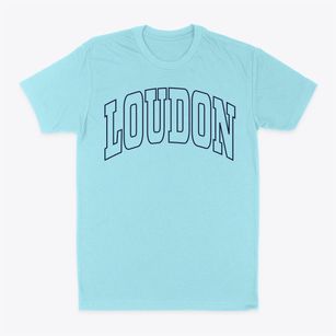 Loudon Tennessee Trendy Block Classic Dad T-Shirt