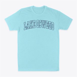 Lake Oswego Oregon Trendy Block Classic Dad T-Shirt