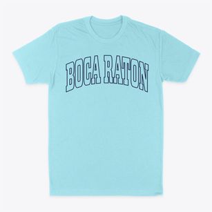 Boca Raton Florida Trendy Block Classic Dad T-Shirt