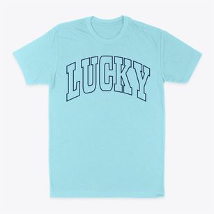 Lucky Louisiana Trendy Block Classic Dad T-Shirt