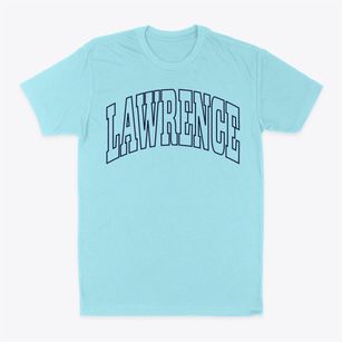Lawrence Kansas Trendy Block Classic Dad T-Shirt
