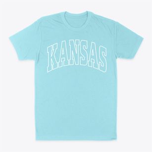 Kansas Oklahoma Trendy Block Classic Dad T-Shirt