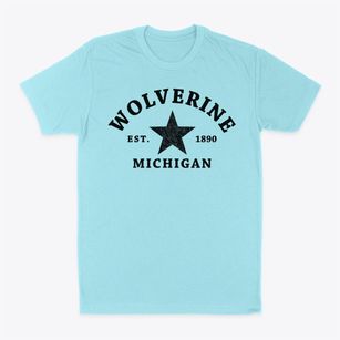 Wolverine Michigan Star Classic Dad T-Shirt