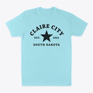 Claire City South Dakota Star Classic Dad T-Shirt