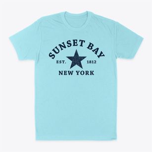 Sunset Bay New York Star Classic Dad T-Shirt