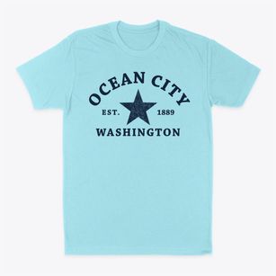 Ocean City Washington Star Classic Dad T-Shirt