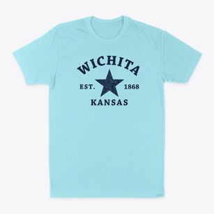 Wichita Kansas Star Classic Dad T-Shirt