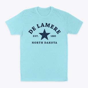 De Lamere North Dakota Star Classic Dad T-Shirt