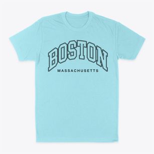 Boston Massachusetts Inline Classic Dad T-Shirt