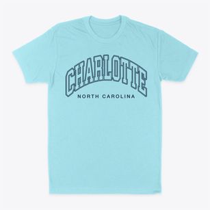 Charlotte North Carolina Inline Classic Dad T-Shirt