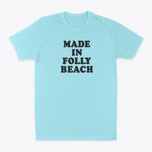 Folly Beach South Carolina Classic 70s Classic Dad T-Shirt