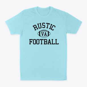 Rustic Virginia Football Classic Dad T-Shirt
