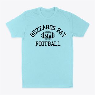 Buzzards Bay Massachusetts Football Classic Dad T-Shirt