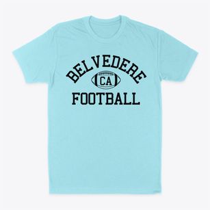 Belvedere California Football Classic Dad T-Shirt