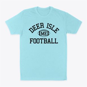 Deer Isle Maine Football Classic Dad T-Shirt