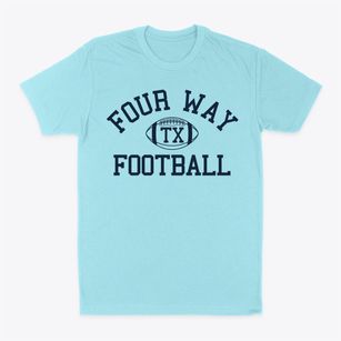 Four Way Texas Football Classic Dad T-Shirt