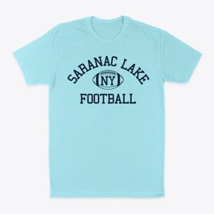 Saranac Lake New York Football Classic Dad T-Shirt