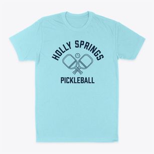Holly Springs North Carolina Pickleball Classic Dad T-Shirt