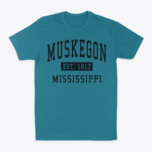 Muskegon Mississippi Classic Established Classic Dad T-Shirt