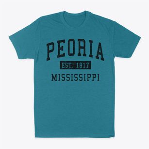 Peoria Mississippi Classic Established Classic Dad T-Shirt