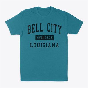 Bell City Louisiana Classic Established Classic Dad T-Shirt
