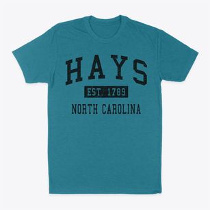 Hays North Carolina Classic Established Classic Dad T-Shirt