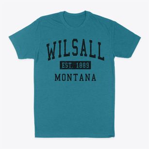 Wilsall Montana Classic Established Classic Dad T-Shirt