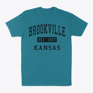 Brookville Kansas Classic Established Classic Dad T-Shirt