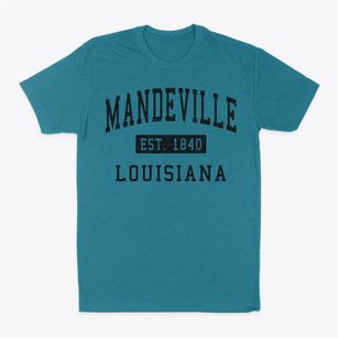 Mandeville Louisiana Classic Established Classic Dad T-Shirt