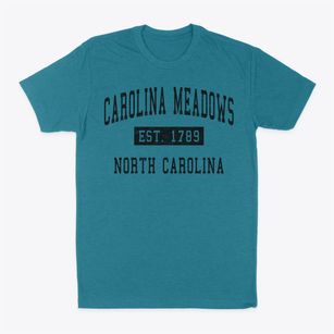 Carolina Meadows North Carolina Classic Established Classic Dad T-Shirt