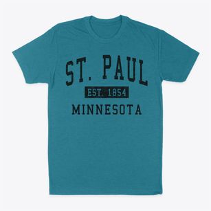 St. Paul Minnesota Classic Established Classic Dad T-Shirt