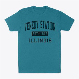 Venedy Station Illinois Classic Established Classic Dad T-Shirt