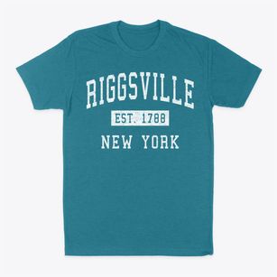 Riggsville New York Classic Established Classic Dad T-Shirt