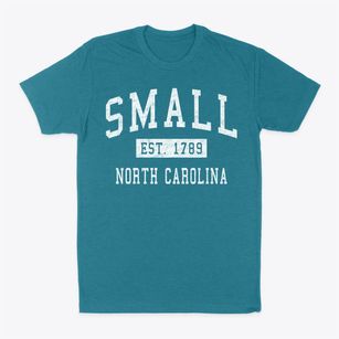 Small North Carolina Classic Established Classic Dad T-Shirt