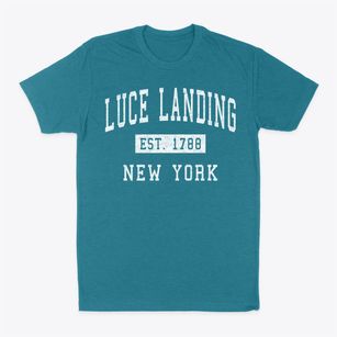 Luce Landing New York Classic Established Classic Dad T-Shirt