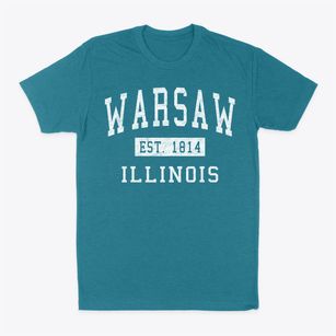 Warsaw Illinois Classic Established Classic Dad T-Shirt