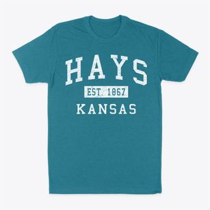 Hays Kansas Classic Established Classic Dad T-Shirt