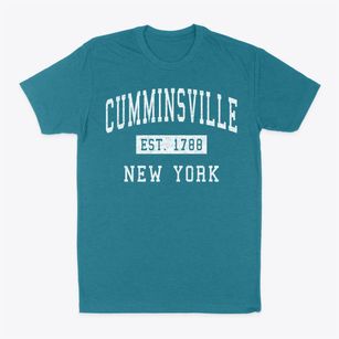 Cumminsville New York Classic Established Classic Dad T-Shirt