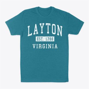 Layton Virginia Classic Established Classic Dad T-Shirt