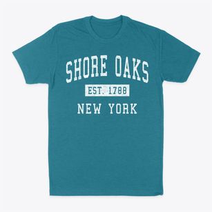 Shore Oaks New York Classic Established Classic Dad T-Shirt
