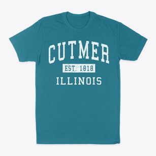Cutmer Illinois Classic Established Classic Dad T-Shirt