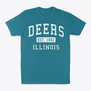 Deers Illinois Classic Established Classic Dad T-Shirt